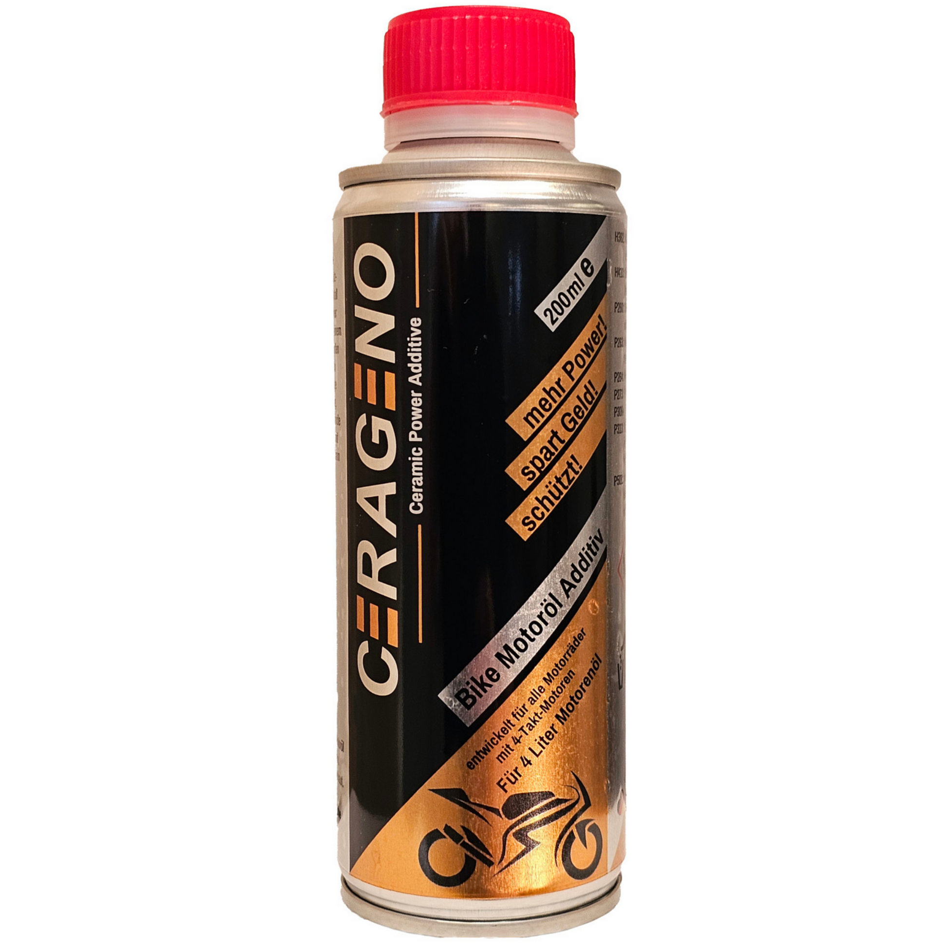 200 ml CERAMIC ADDITIV für Motorrad 4 Liter Motor Öl